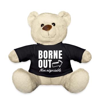 réforme des retraites, retraites, retraite - Nounours - noir - Devant