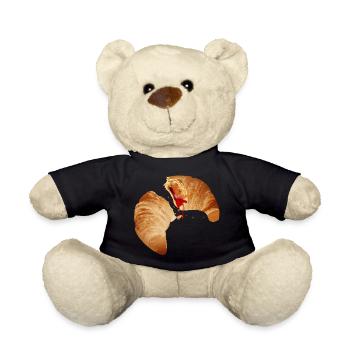 Der beliebte Croissant gefüllt mit Marmelade - Teddy - Schwarz - Vorne