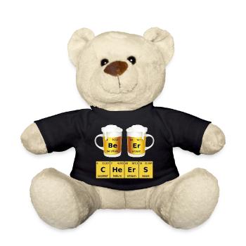 Bier Periodensystem Be Er - Teddy - Schwarz - Vorne