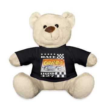 AC Cobra Comic Legende Geschenk - Teddy - Schwarz - Vorne