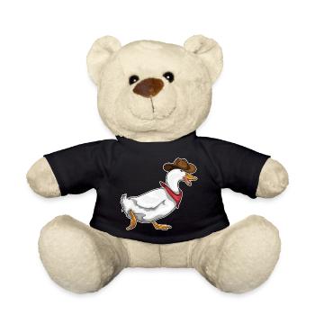 Canard Cowboy Chapeau de cowboy - Nounours - noir - Devant