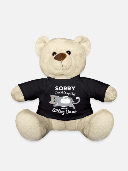 pas du matin, être en retard, rater le réveil - Nounours - noir