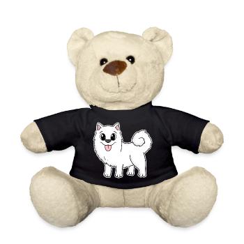 Samoyed Dog Breeds Dog Dogs - Teddy Bear - black - Front