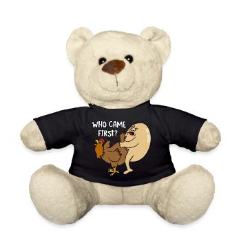 Who came first - Teddy - Schwarz - Vorne