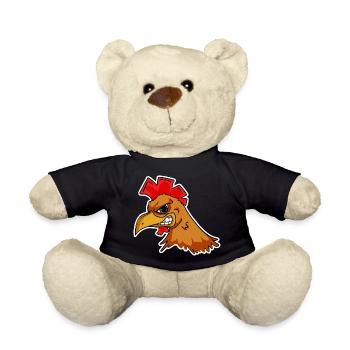Huhn Kopf - Teddy - Schwarz - Vorne