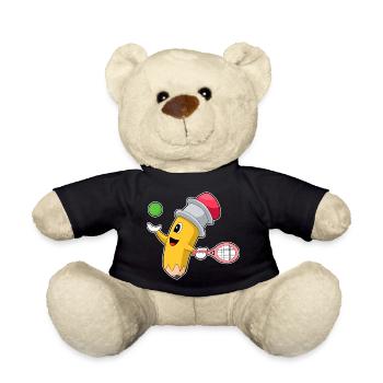 Bleistift Tennis Tennisschläger - Teddy - Schwarz - Vorne