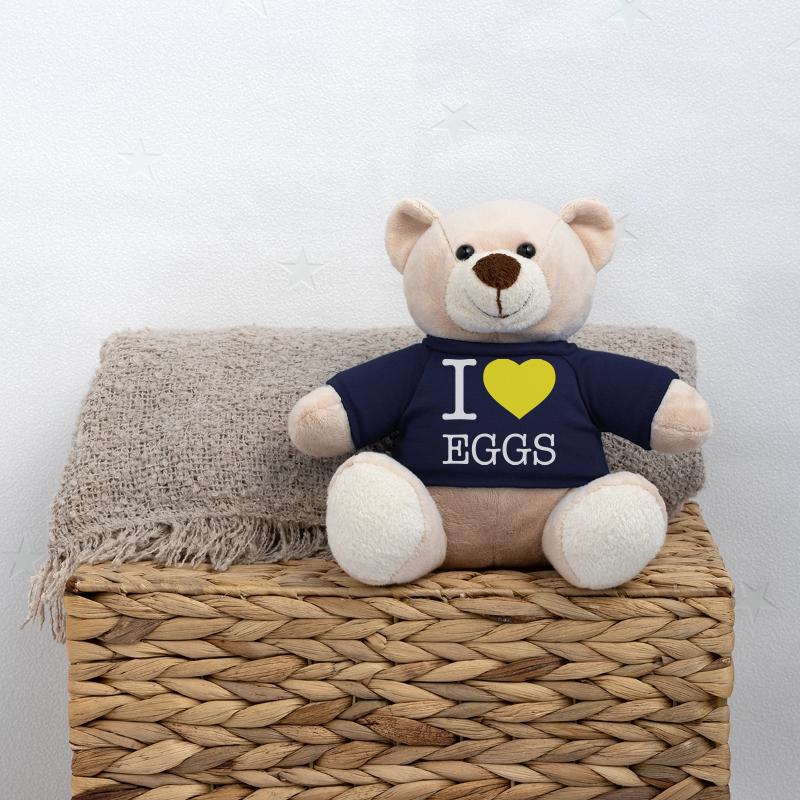 I LOVE EGGS Teddy