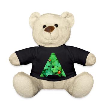 Shamrocks A - Teddy Bear - black - Front