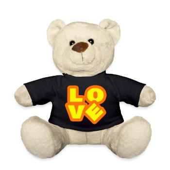 AMOUR - Nounours - noir - Devant
