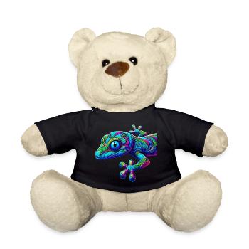 Gecko - Teddy Bear - black - Front