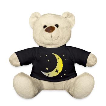 Mond und Sterne - Teddy - Schwarz - Vorne