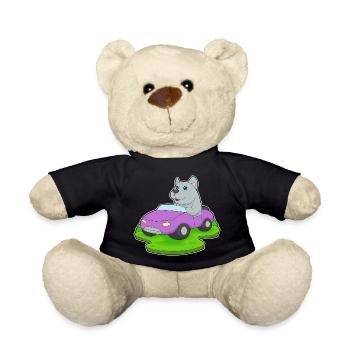 Hund Auto - Teddy - Schwarz - Vorne