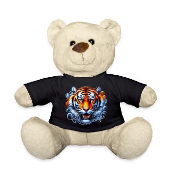 Tiger - Teddy Bear - black - Front