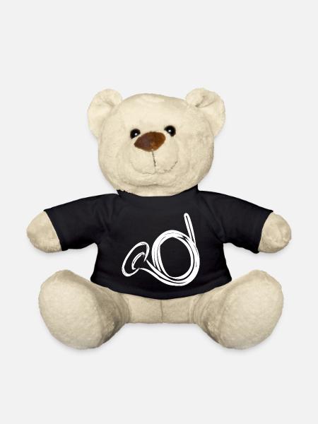 Waldhorn Zeichnung - Teddy - Schwarz