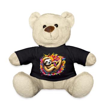 Sloth - Teddy Bear - black - Front