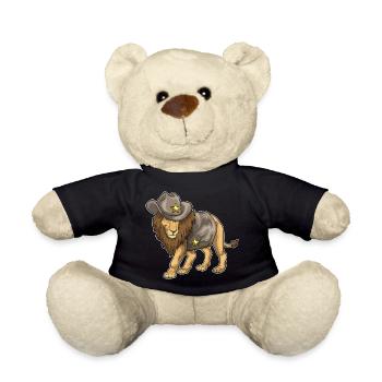 Chapeau du shérif Lion - Nounours - noir - Devant