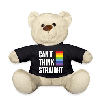 LGBTQ-Pride-Monat - Ich kann nicht klar denken - Teddy - Schwarz - Vorne