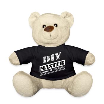Maître du bricolage - Nounours - noir - Devant