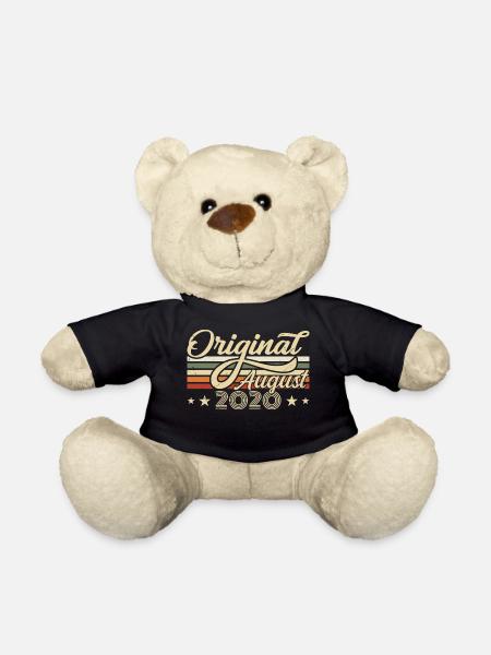 Août 2020 Anniversaire Août 2020 - Original 2020 - Nounours - noir
