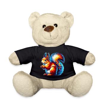 Squirrel - Teddy Bear - black - Front