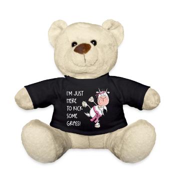 Karate Ziege Kampfsport Spruch - Teddy - Schwarz - Vorne