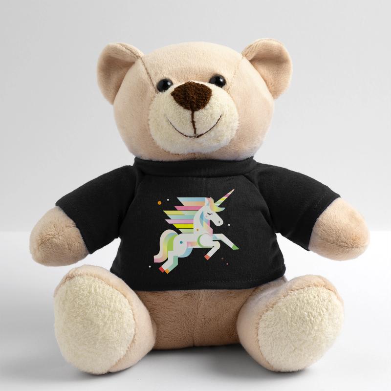 Delicate Geometric Unicorn – Dreamy & Magical Teddy Bear
