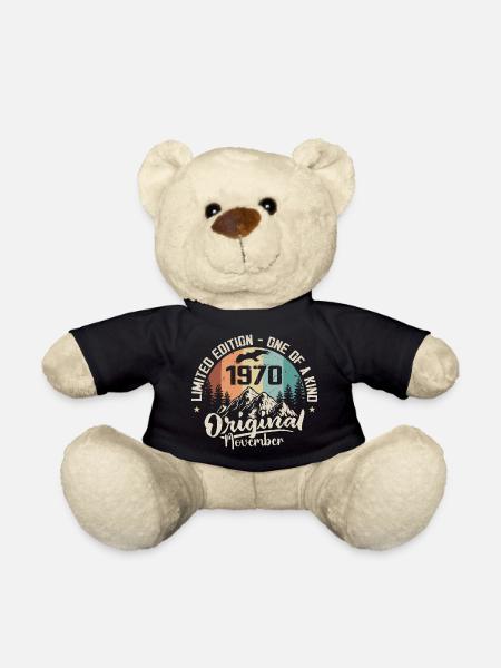 Original Novembre 1970 Anniversaire Novembre 1970 - Nounours - noir