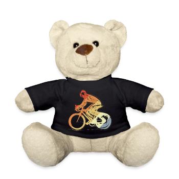 Cyclist Vintage Look - Teddy Bear - black - Front