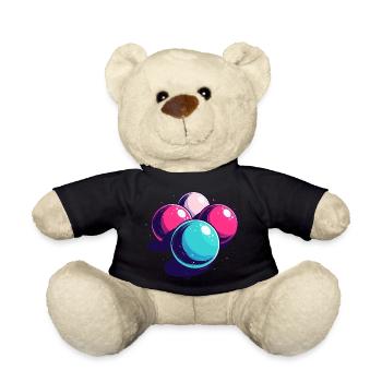 Billiard balls - Teddy Bear - black - Front