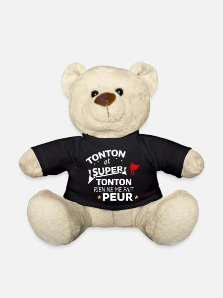 Hommage Humoristique de Super Tonton - Nounours - noir