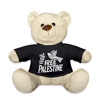 Free palestine - Teddy Bear - black - Front