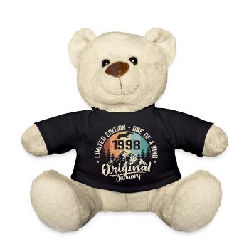 Janvier 1998 Original Cadeau D'anniversaire 28 Ans - Nounours - noir - Devant