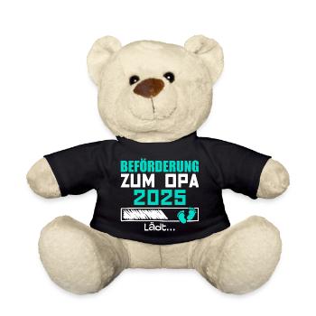 Beförderung zum Opa 2025 - Teddy - Schwarz - Vorne