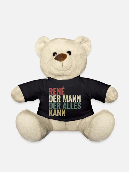 Rene Der Mann Der Alles Kann Vorname René - Teddy - Schwarz