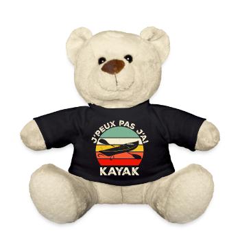 Just a retiree who loves hiking, retirement - Teddy Bear - black - Front
