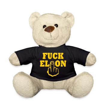 Fuck elon - Teddy - Schwarz - Vorne