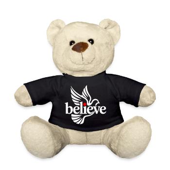 believe glaube - Teddy - Schwarz - Vorne