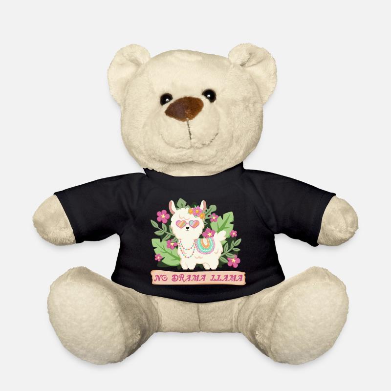 Sommer Lama - No Drama Lama - Teddy - Schwarz
