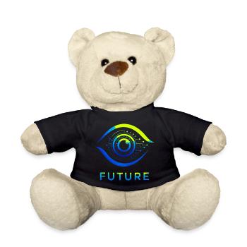 Conception futuriste de la technologie du cercle - Nounours - noir - Devant
