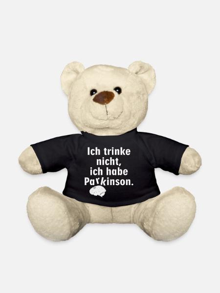 Ich trinke nicht, ich habe Parkinson. - Teddy - Schwarz