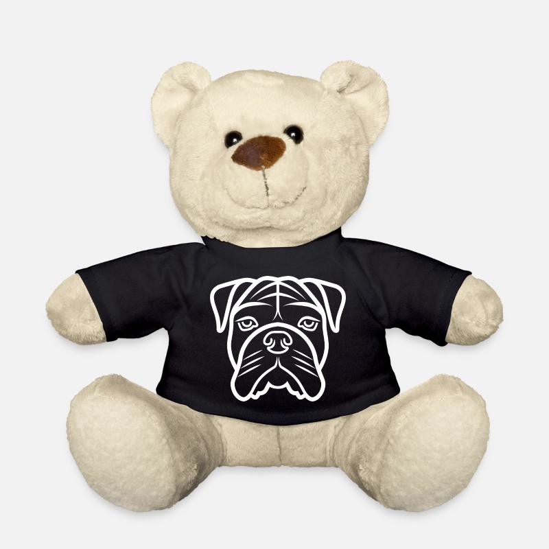 Bulldoggenkopf-Grafik - Teddy - Schwarz
