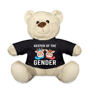 Keeper of the Gender Reveal - Teddy Bear - black - Front