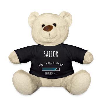Sailor Geschenk Beruf Ausbildung Seemann - Teddy - Schwarz - Vorne