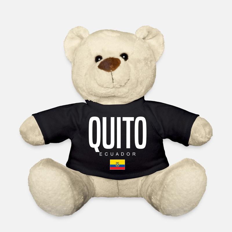 Quito Ecuador Ecuadorians - Teddy Bear - black