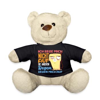 Ich rege mich nicht auf die anderen regen mich auf - Teddy - Schwarz - Vorne