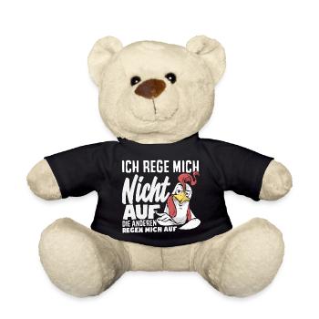 Ich rege mich nicht auf die anderen regen mich auf - Teddy - Schwarz - Vorne