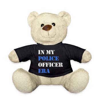In my police era - Teddy Bear - black - Front