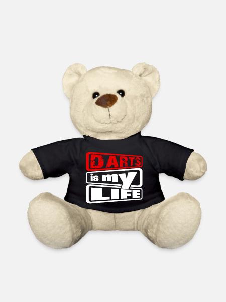 Dart,Darts is my Life 2 - Teddy Bear - black