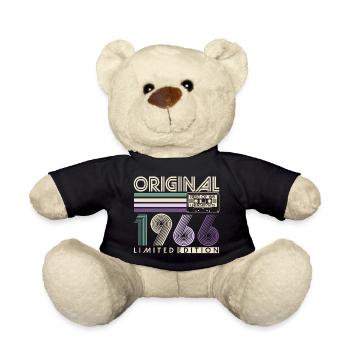 Original 1966 Vintage Rétro Cadeau d’anniversaire - Nounours - noir - Devant