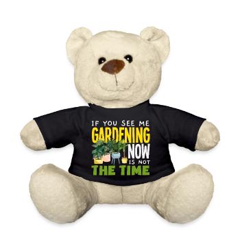 Cadeaux pour les jardins et les amoureux des plantes - Nounours - noir - Devant